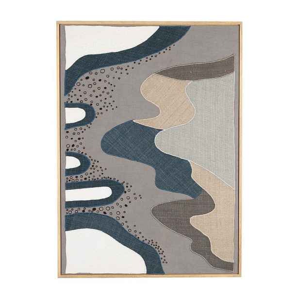 Obraz s rámem 75x104 cm Coastal – Zuiver
