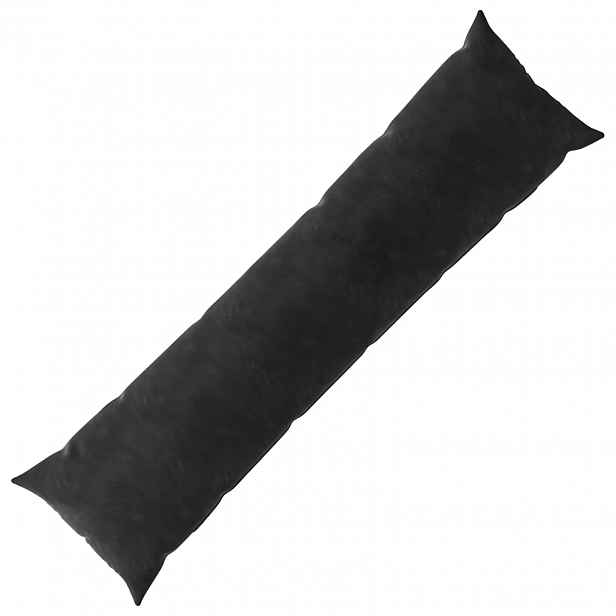 vidaXL Povlak na polštář HEERLEN Černá 40 x 145 cm Samet