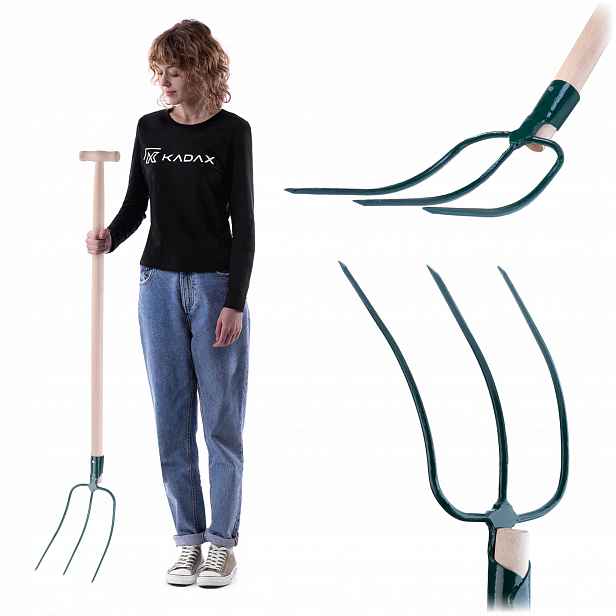 Vidle Na Hnůj Sena Hospodářské Zahradní Slámy 3 Zubové Kovové 126 cm