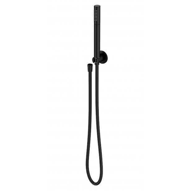 Cersanit Inverto - Set sprchové hlavice, držáku a hadice, černá S951-399