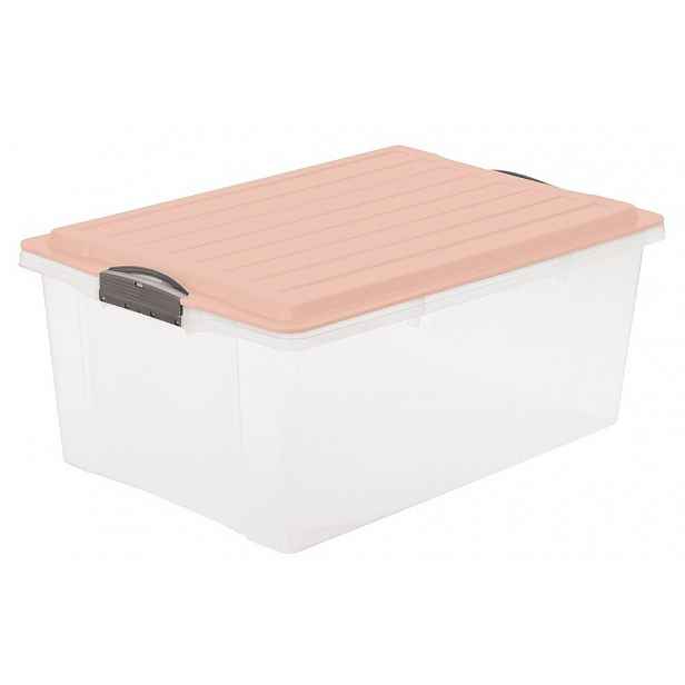 COMPACT úložný box, 38L, růžový