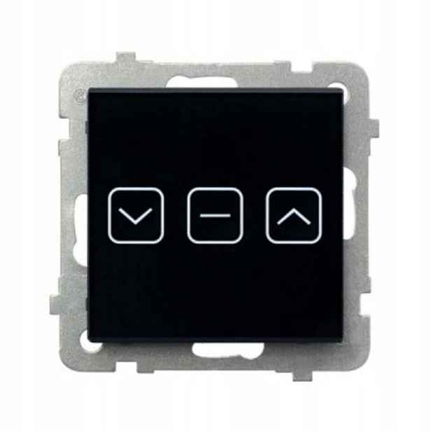 Ospel Sonata Touch černá dotykový žaluziový spínač LPD-7RS/m/32