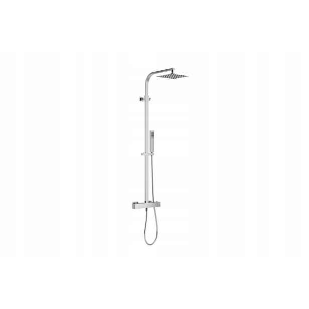Sprchová sloupka Rain Square Termo s termostatem, chromovaná, Actima
