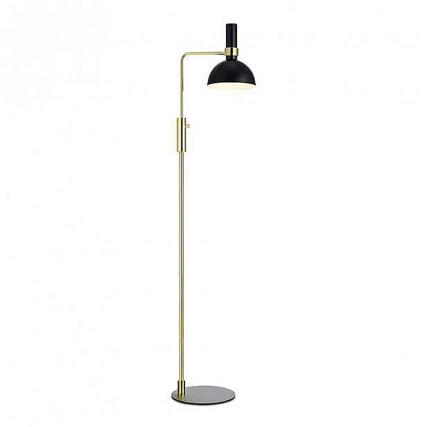 Stojací lampa v černo-zlaté barvě Markslöjd Larry