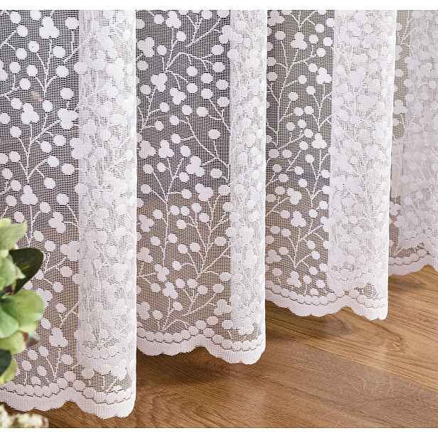 Záclona Větvičky jsou lehké a elegantní a připravené s páskou na míru 250x120