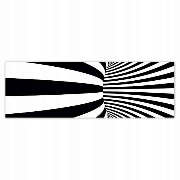 Plakáty 200x66 Abstrackja černobílá