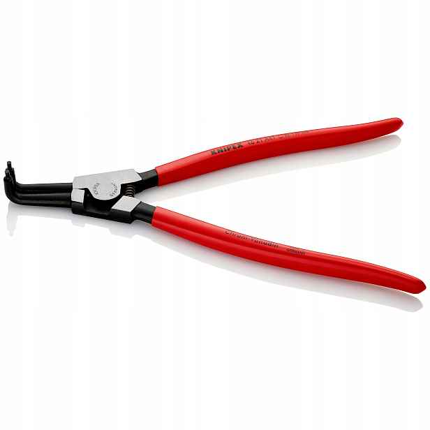 Kleště Zahnuté O 90° Pro Segery Pojistných Kroužků 85-140 MM Knipex
