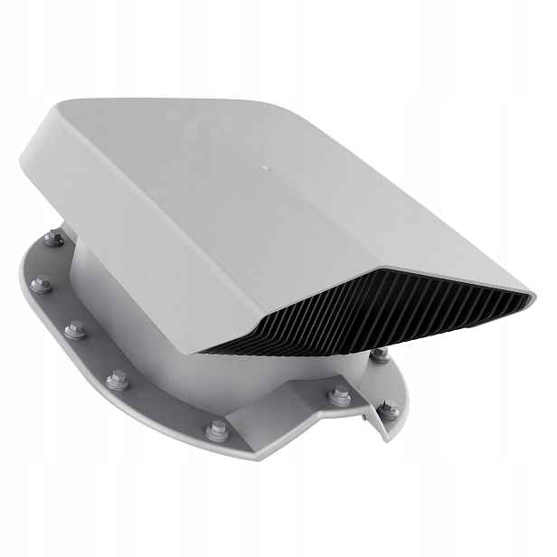 Ventilační střešní ventilátor Trapez T35 Stříbrný 9006