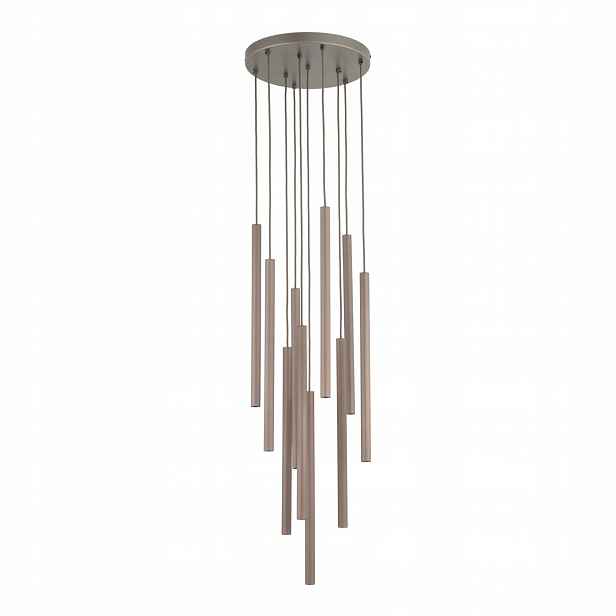 Závěsná lampa Zwis Lustr Hnědá Ferro Moderní 10xG9 loft Tk Lighting