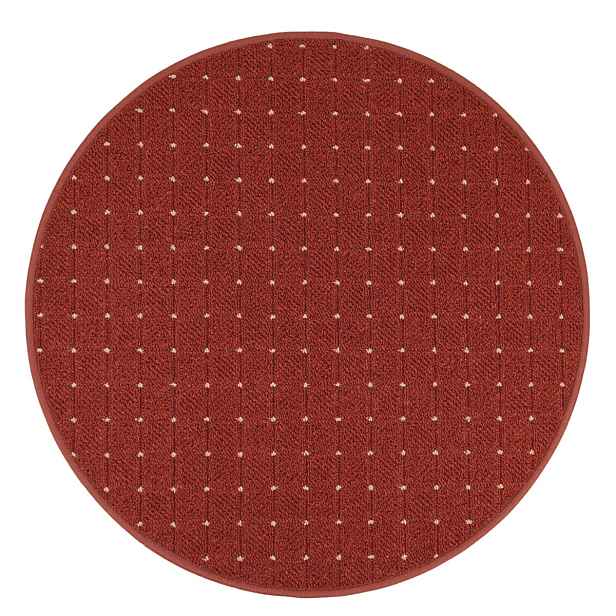 AKCE: 300x300 (průměr) kruh cm Kusový koberec Udinese terra kruh, oranžová, chodba / předsíň, Condor Carpets