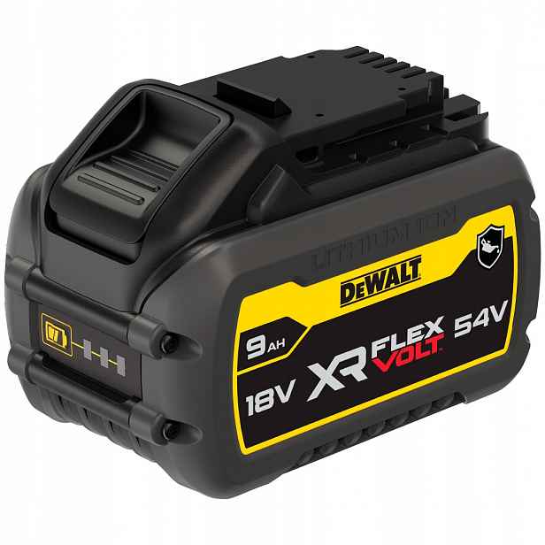 Akumulátor baterie Li-Ion DeWalt 54v 3Ah 18v 9Ah olejotěsná Flexvolt Led