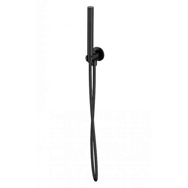 Cersanit Inverto - Set sprchové hlavice, držáku a hadice, černá S951-709