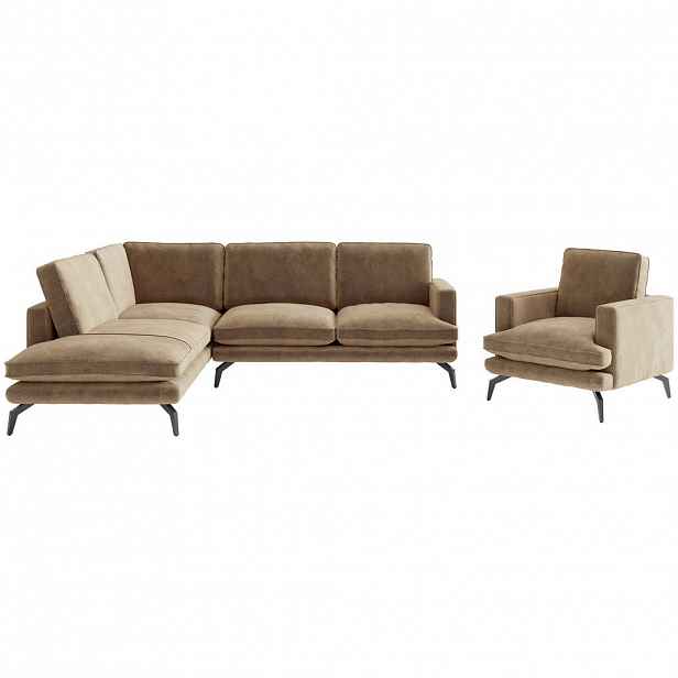 Livetastic SEDACÍ SESTAVA, textil, hnědá - 001968007704