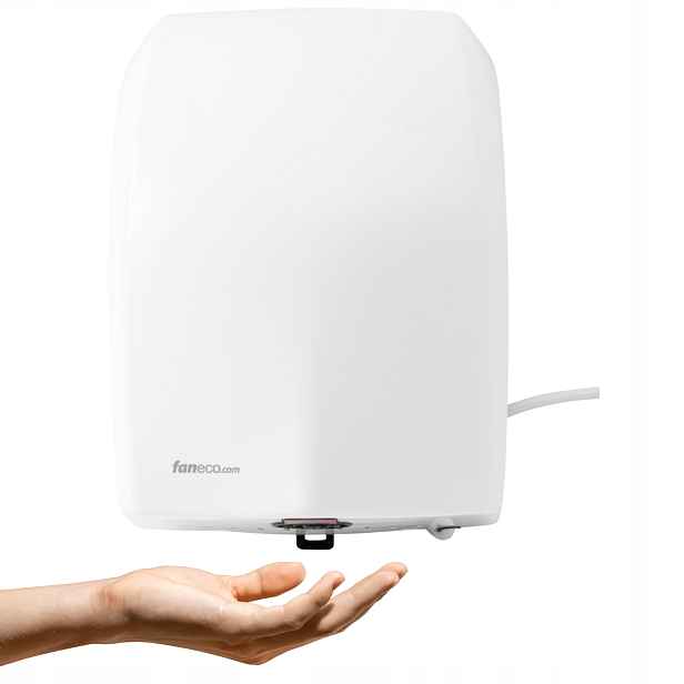 Sušička rukou bílá 1500 W mistral Pro Faneco elektrická do koupelny