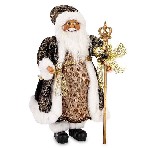 Vánoční figurka Mikuláš plast, materiál 49x30x26 cm