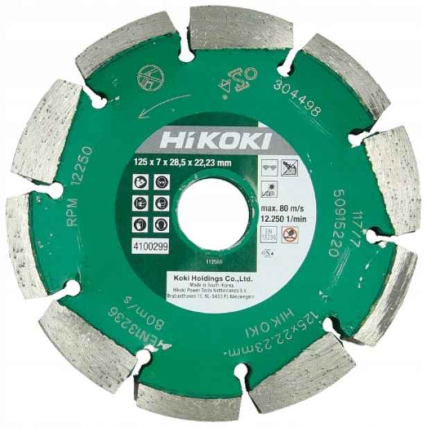 Hikoki Trojitý Kotouč Pro Brázdníky 125 x 28,5 x 22,23 mm 628299000