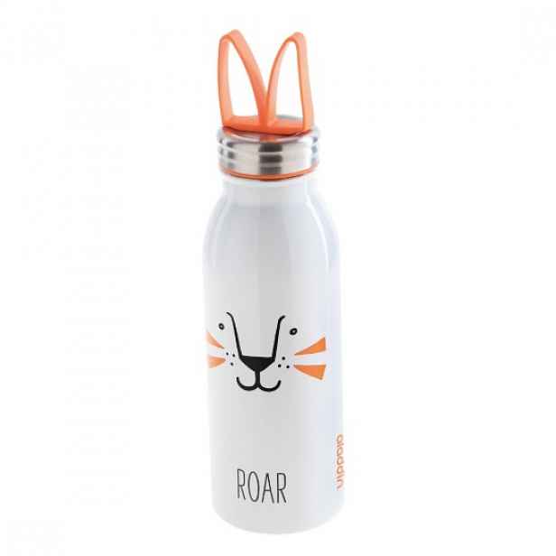 Láhev na vodu "Zoo" 430 ml, nerezavějící ocel, tygří vzor - Aladdin