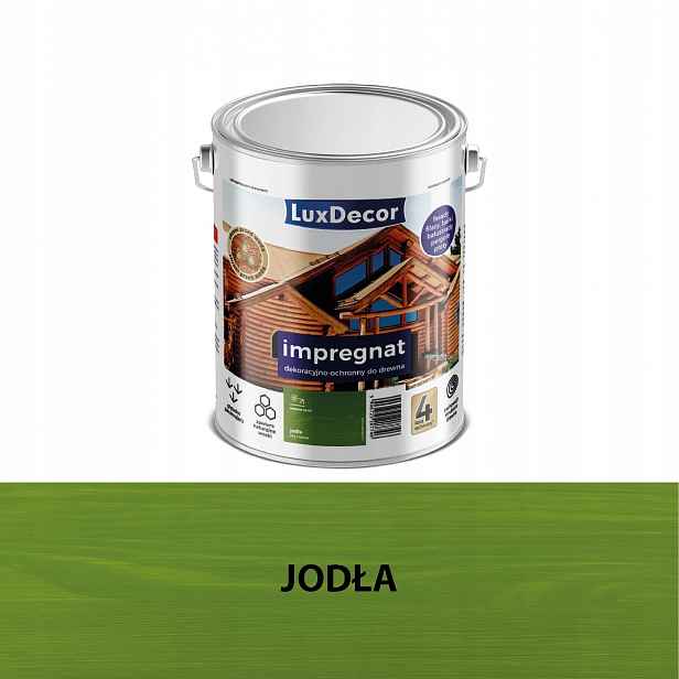 Luxdecor Ochranná A Dekorativní Impregnace Na Dřevo 4,5 L, Jedle