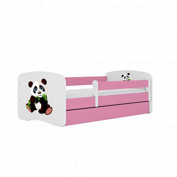 RAUMHIRSCH FURNITURE DĚTSKÁ POSTEL Panda 2 se zásuvkou a matrací 140/70
