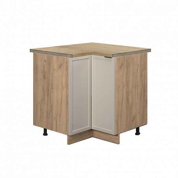 Vicco ROHOVÁ SKŘÍŇKA Fame-Line GreyBeige 80.5 cm , PD Dub