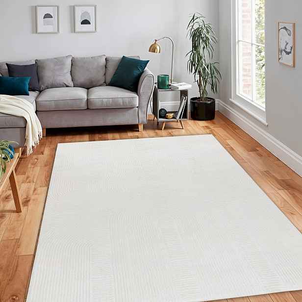 Kusový koberec Balance 9086 cream, 120x170, bílá, ložnice, Dywany Łuszczów