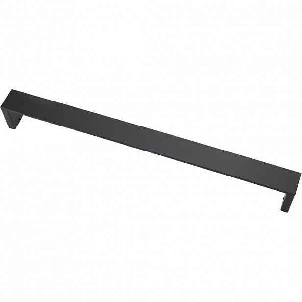 Nástěnný držák na ručníky Marcell - černá matná - 60 cm