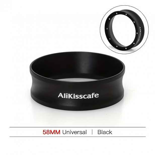 TEMU 1 ks Magnetický kávový dávkovací kroužek s rozšířeným designem, espresso lišta, hliníková dávkovací lišta magnety, silná adsorpce pro 51MM 54MM