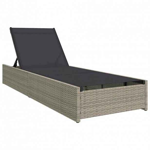 vidaXL Slunečník Béžová 200,5 x 70 x 75 cm polyratan