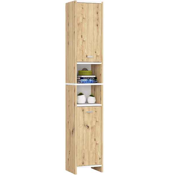 Ak furniture Koupelnová skříňka BETI 180 cm dub artisan/bílá