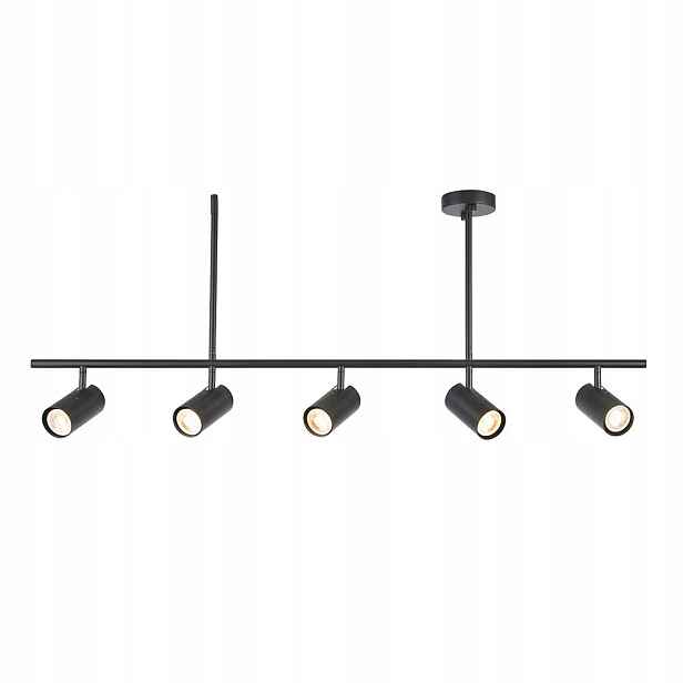 Endon Stropní Svítidlo Loft Černá Mat Pohyblivé reflektory 5xGU10 7W