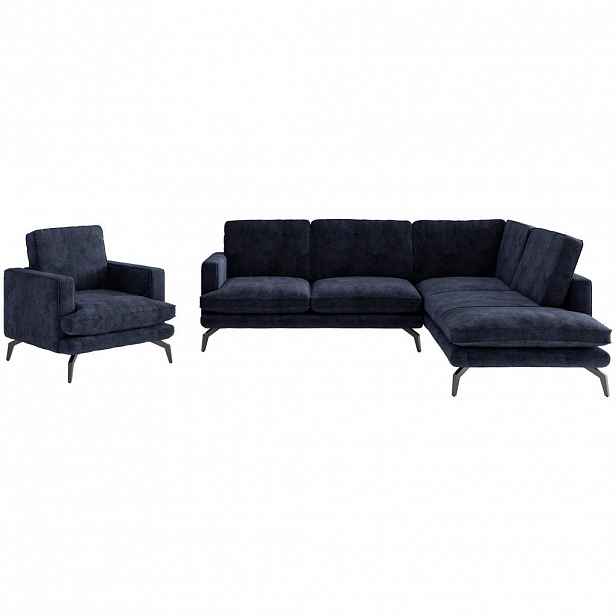 Livetastic SEDACÍ SESTAVA, textil, tmavě modrá - 001968007707
