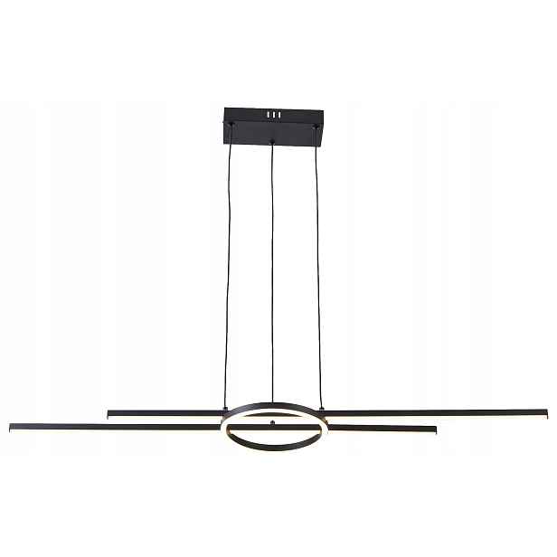 Závěsná Led lampa moderní černá do obývacího pokoje jídelny 100 cm 4000K Reality