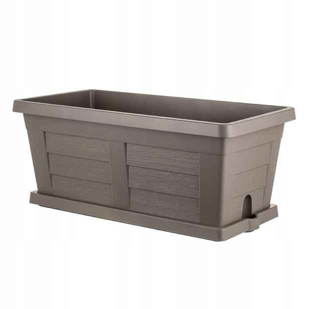 Bama Truhlík s miskou Legno 80 cm, hnědý