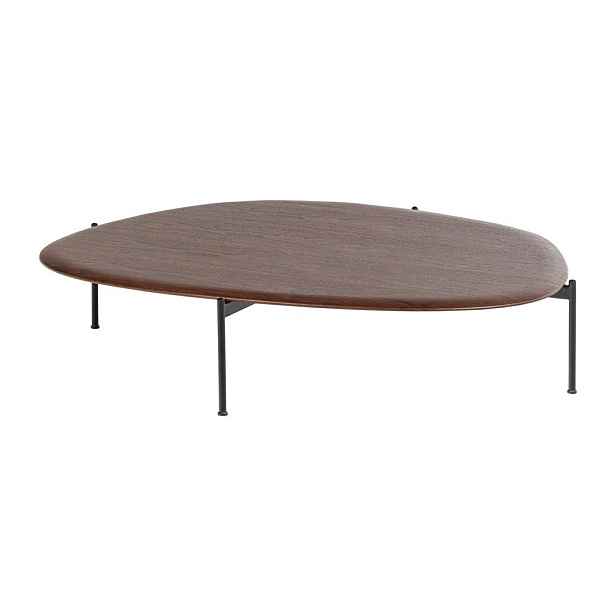 Konferenční stolek v tmavě přírodní barvě 97x121 cm Kota – WOOOD