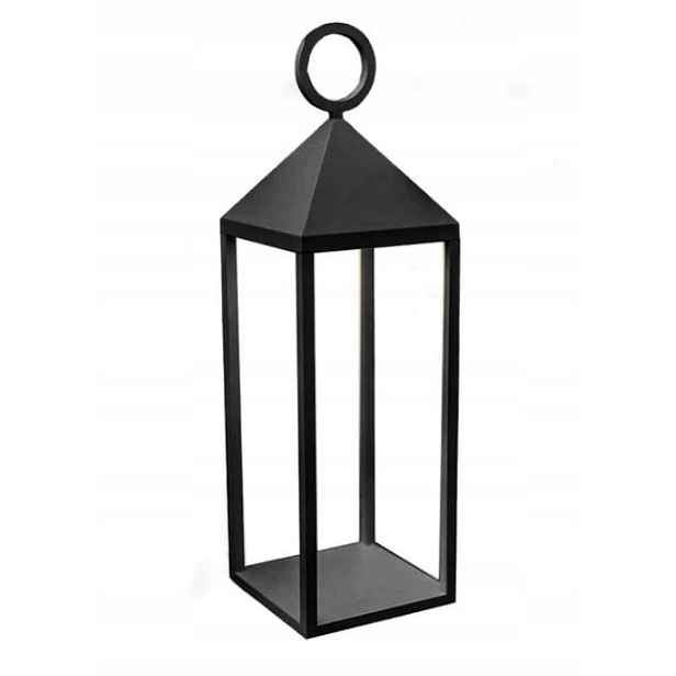 Lumisky Led lampion 14x14x47 cm černý IP54 Nuna Black Usb