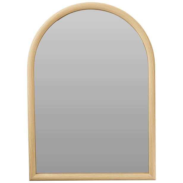 Zrcadlo Dekorativní Závěsné Obloukové Přírodní 70X50 CM Do Obývacího Pokoje