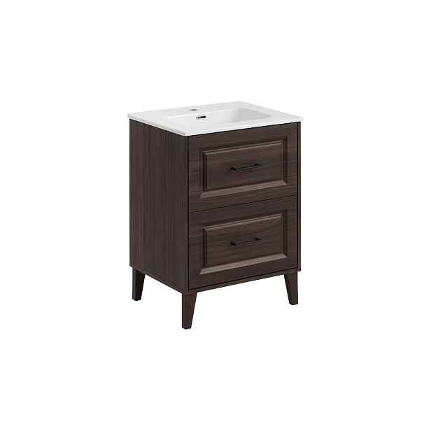 Comad Koupelnová skříňka Dorothy Go se zápustným umyvadlem 60 cm dub ristretto