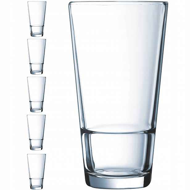 Sklenice vysoká Arcoroc Stack Up 470 ml, sada 6 ks Hendi H5641