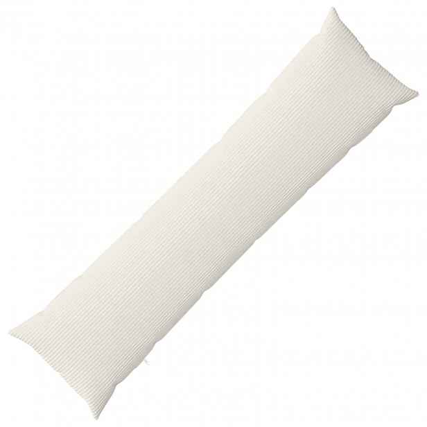 vidaXL Povlak na polštář HEERLEN Krémová 40 x 145 cm manšestr