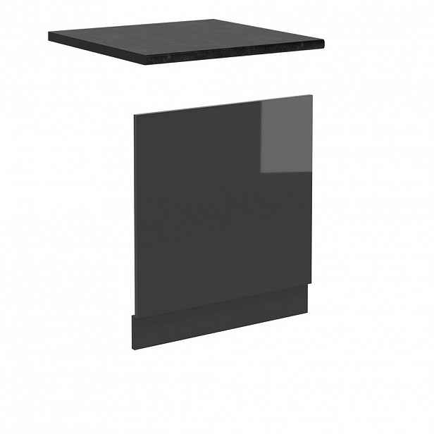 Vicco PŘEDNÍ PANEL R-Line Antracitový vysoký lesk 60 cm , PD Antracit