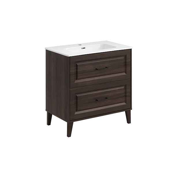 Comad Koupelnová skříňka Dorothy Go se zápustným umyvadlem 80 cm dub ristretto