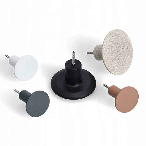 Nástěnné Věšáky Z Polyresinu, Sada 5 Ks, Háčky 48 MM 83 MM