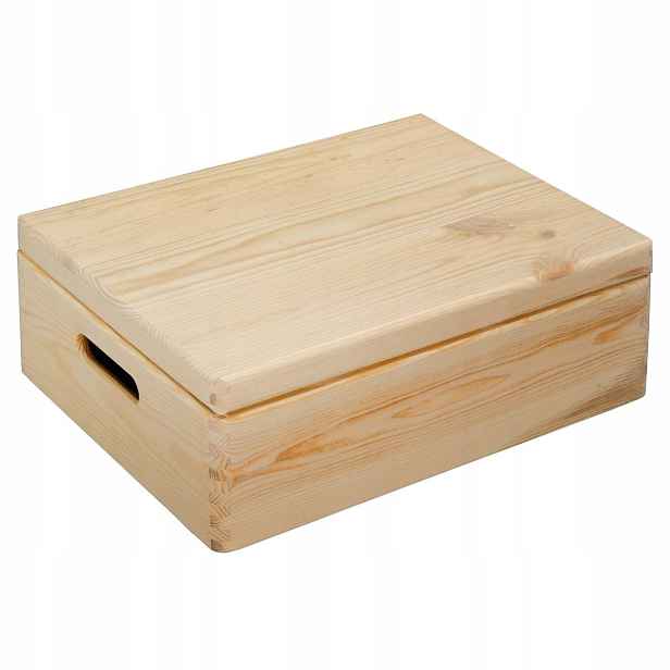 Dřevěná bedýnka s úchyty 39 x 29 cm Kesper