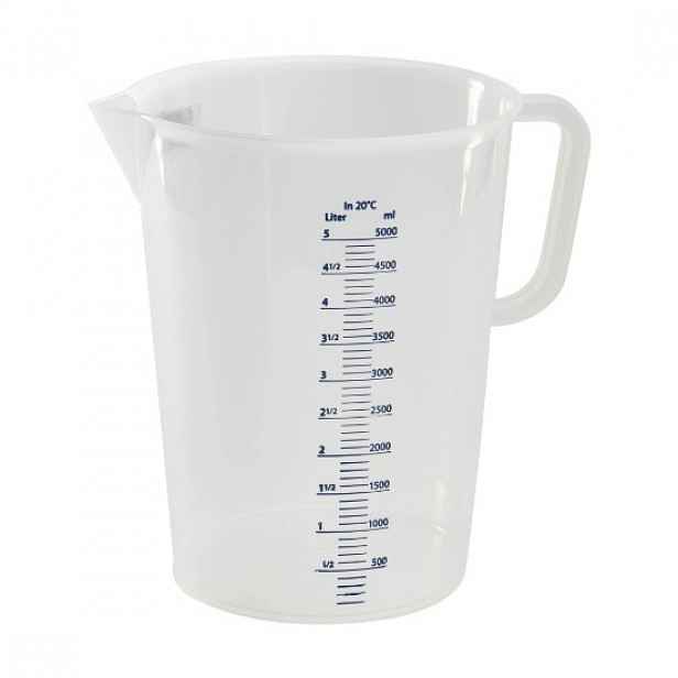 Odměrka, 5 l - značka "de Buyer".