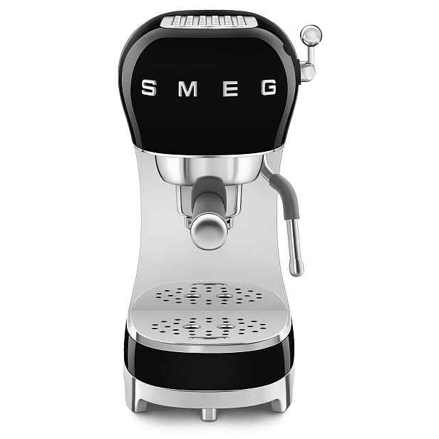 Smeg Pákový kávovar na espresso/cappucino ECF02, 50's Retro Style, černá ECF02BLEU