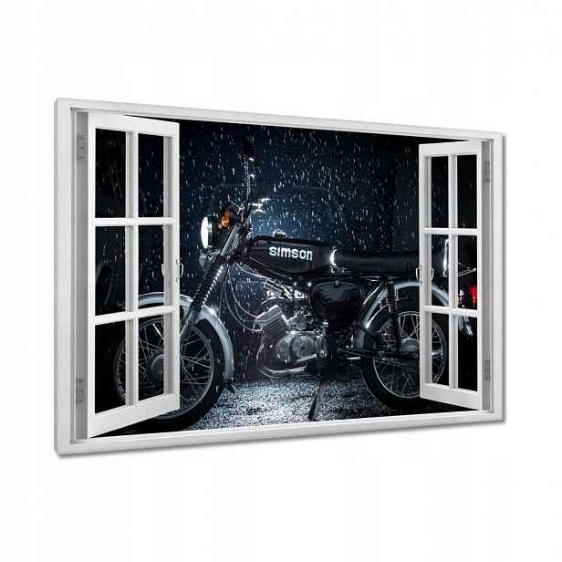 Obrazy 120x80 Černý Simson 4 rychlostní stupně