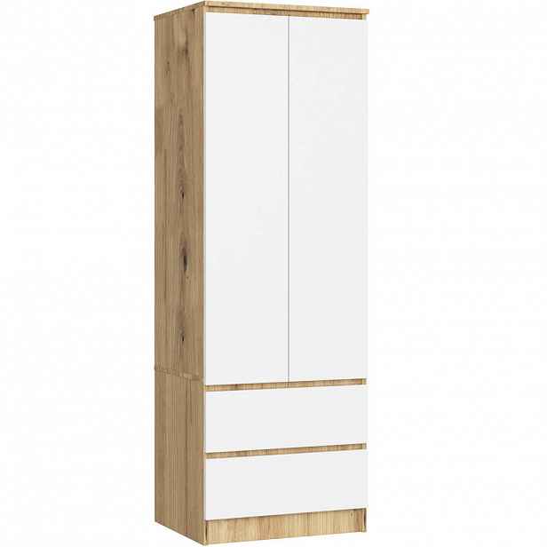 RAUMHIRSCH FURNITURE SKŘÍŇ dub Artisan, bílá 180/60/51