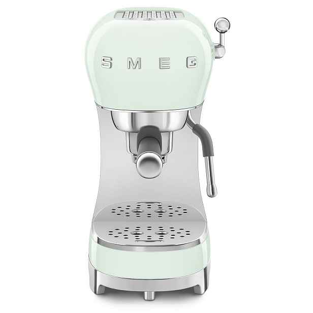 Smeg Pákový kávovar na espresso/cappucino ECF02, 50's Retro Style, pastelově zelená ECF02PGEU