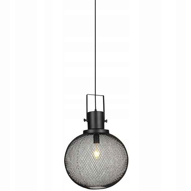 V-tac Závěsná Lampa Černá Ažurová E27 Síťka