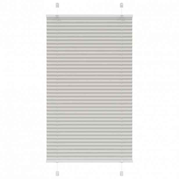 vidaXL Plisovaná roleta světle šedá 80x100 cm Šířka látky 79,4 cm